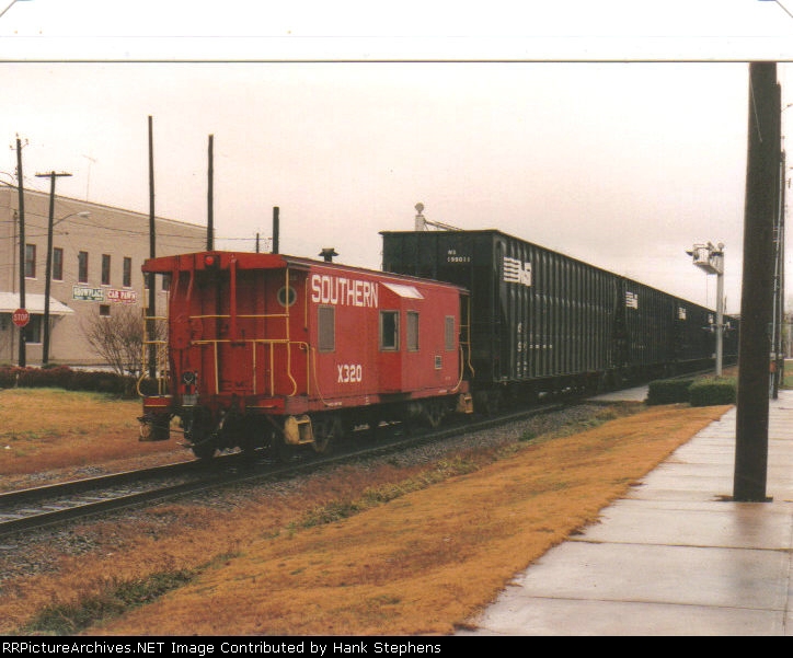 PICTURE THREE--With the train now cleared by the AWP-WofA dispatcher, the train heads north on CSX to Roanoke Jct.